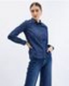 Blaues Damen-Denim-Shirt ORSAY für 17,99€ in Orsay