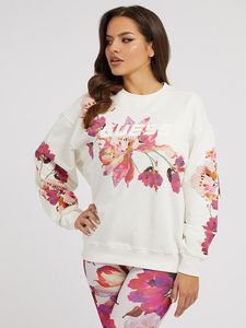 Sweatshirt Allover-Blumenlogo für 85€ in Guess